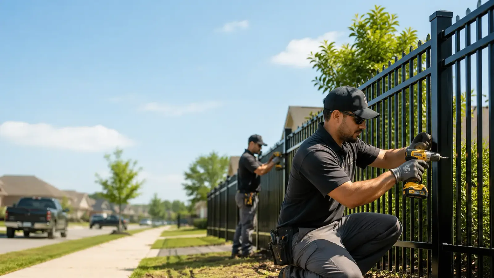 Metal Fence Installation in Girard, IL